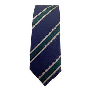 LAURA BIAGIOTTI Striped Silk Slim Tie Made In Italy 60"- 2" EX COND